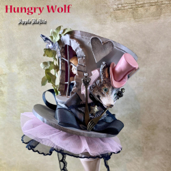 ドール用ハット 【 腹ぺこオオカミ Hungry Wolf 】1/6サイズ ブライス 帽子 ドール