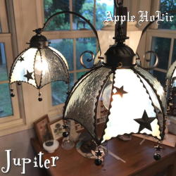 シャンデリア 【 ジュピター Jupiter 】 ステンドグラス ペンダントライト LED対応