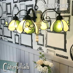 シャンデリア 【 キャベンディッシュ　Cavendish 】 ステンドグラス ペンダントライト LED対応