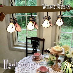 4灯ペンダントライト 【 ハイドレンジア 4Lights Hydrangea 】 ステンドグラス ペンダントライト LED対応