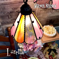 ペンダントライト 【 ロレッタ Loretta 】 LED対応 フラワー ステンドグラス ランプ
