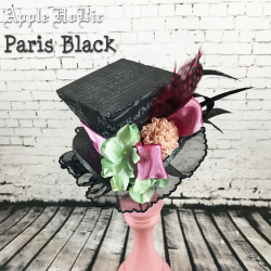 ドール用ハット【 パリス ブラック Paris Black 】1/6サイズ ブライス 帽子 ドール