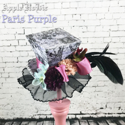 ドール用ハット【 パリス パープル Paris Purple 】1/6サイズ ブライス 帽子 ドール