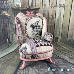 ドール チェア【 ロッソ クラシック アリス P　Rosso Classic Alice P 】ブライス サイズ 1/6 ドール用 椅子 パーソナルチェア