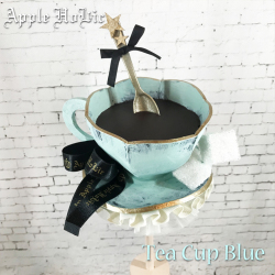 ドール用ハット【 ティーカップ ブルー Teacup Blue 】1/6サイズ ブライス 帽子 ドール