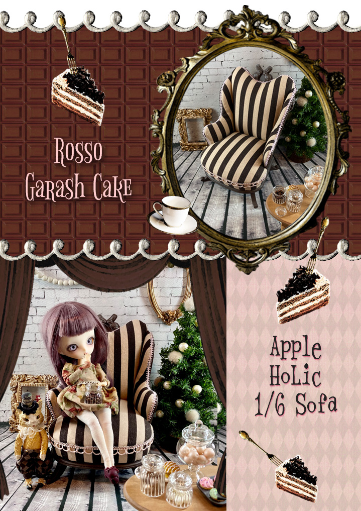 アップルホリックのドール チェア ロッソ ガラシュ ケーキ Rosso Garashcake ブライス サイズ 1 6 ドール用 椅子 パーソナルチェア ウィッチーズキッチン アップルホリックのドール チェア ロッソ ガラシュ ケーキ Rosso Garashcake ブライス サイズ 1 6 ドール用 椅子 パーソナルチェア ウィッチーズキッチン